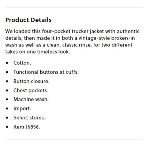 SOLD - NWT - J. Crew Men's denim jacket - Picture 4 of 9